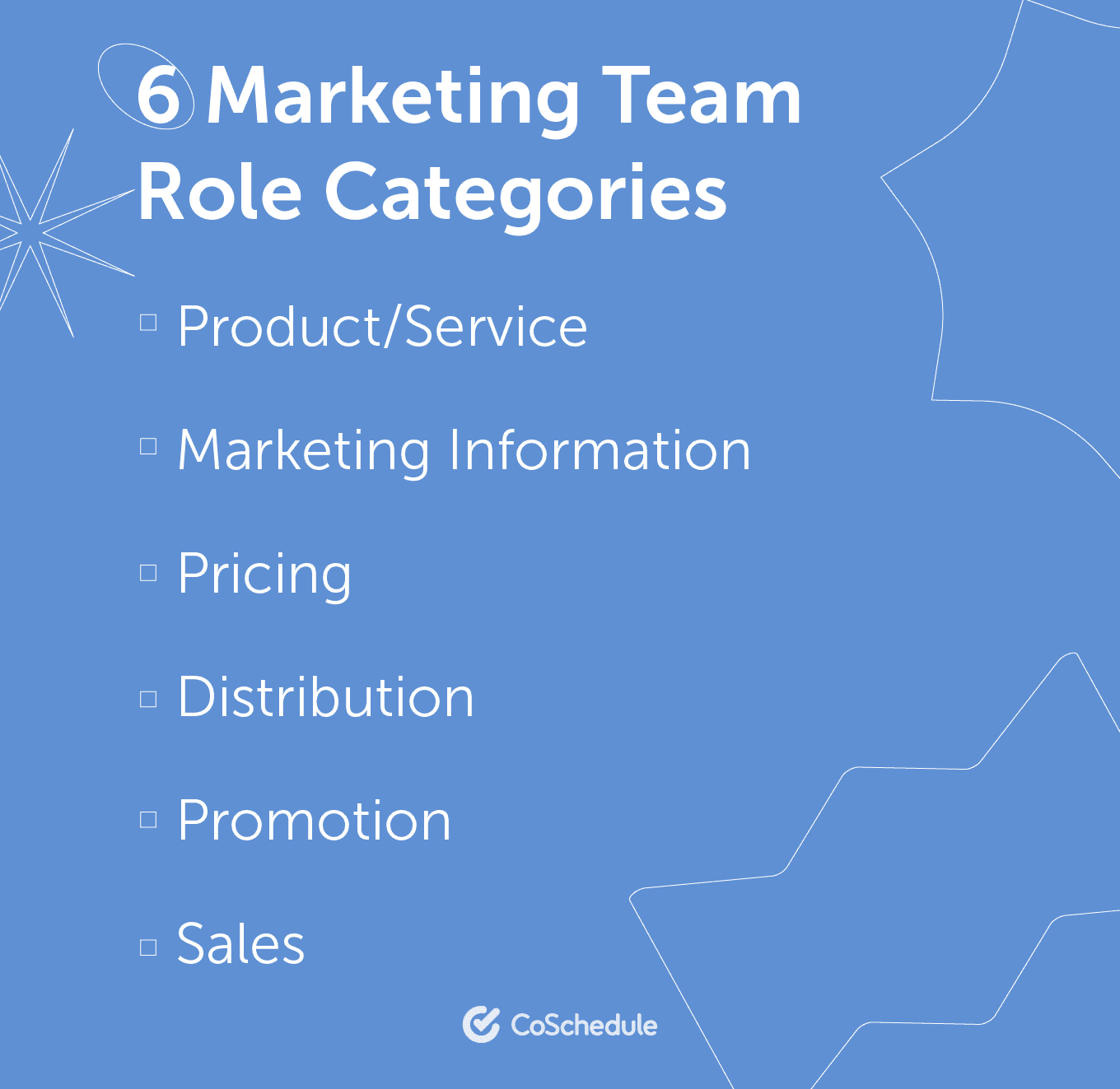 CoSchedule role categories graphic