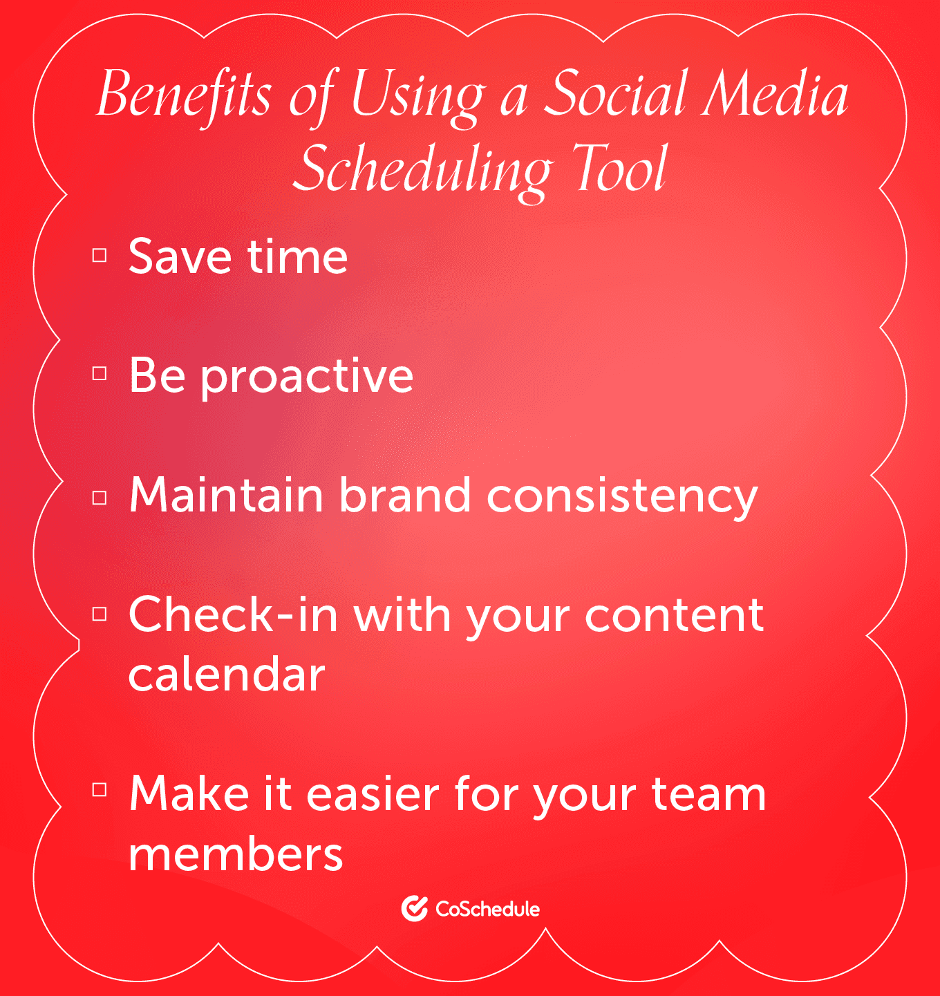 Benefits of using social media scheduling tools