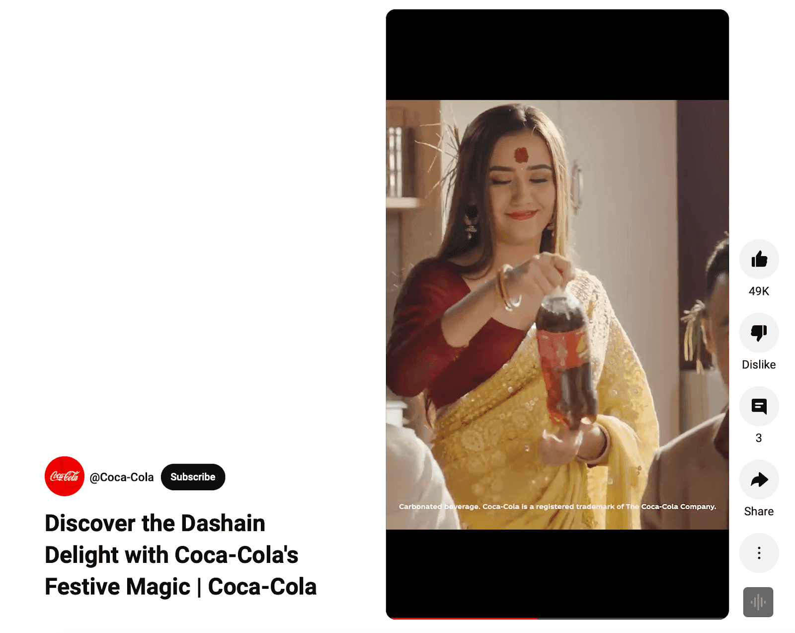Coca-Cola Dashain Delight YouTube short