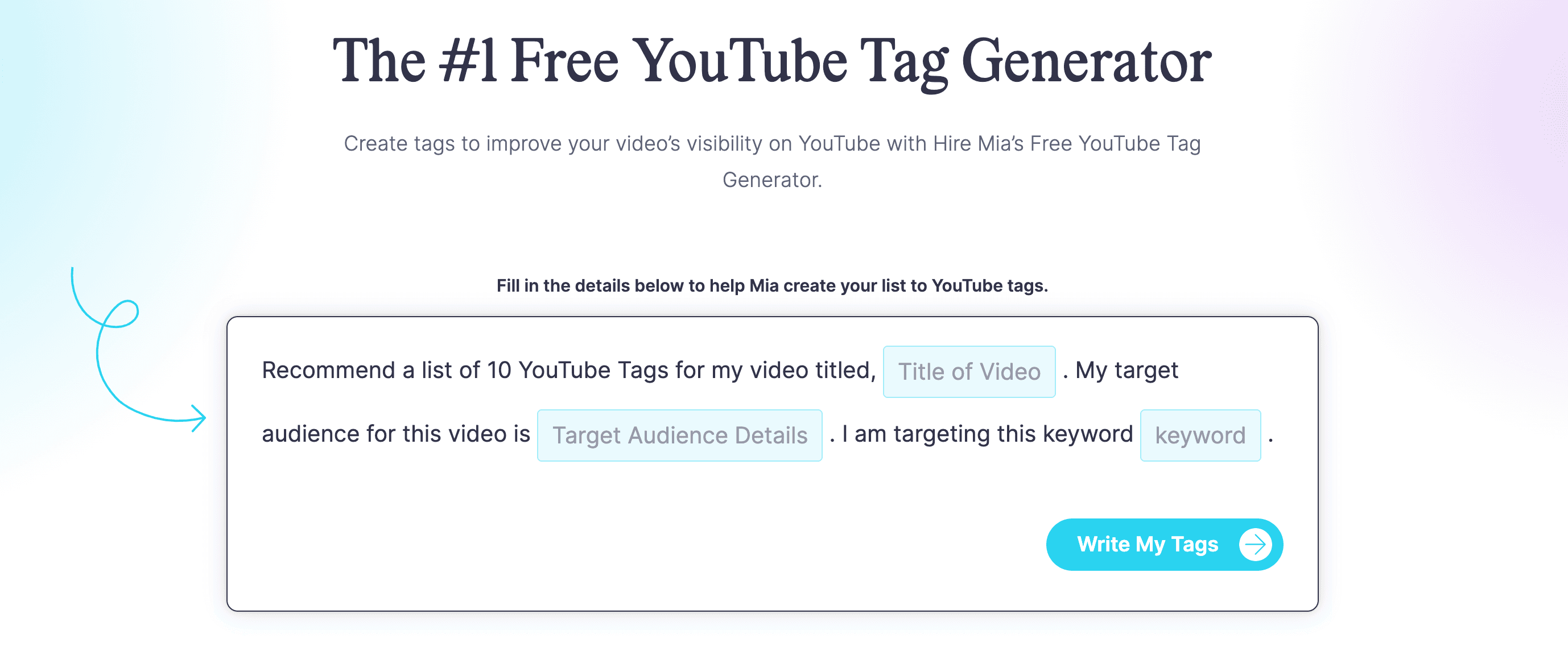 Coschedule YouTube Tag generator