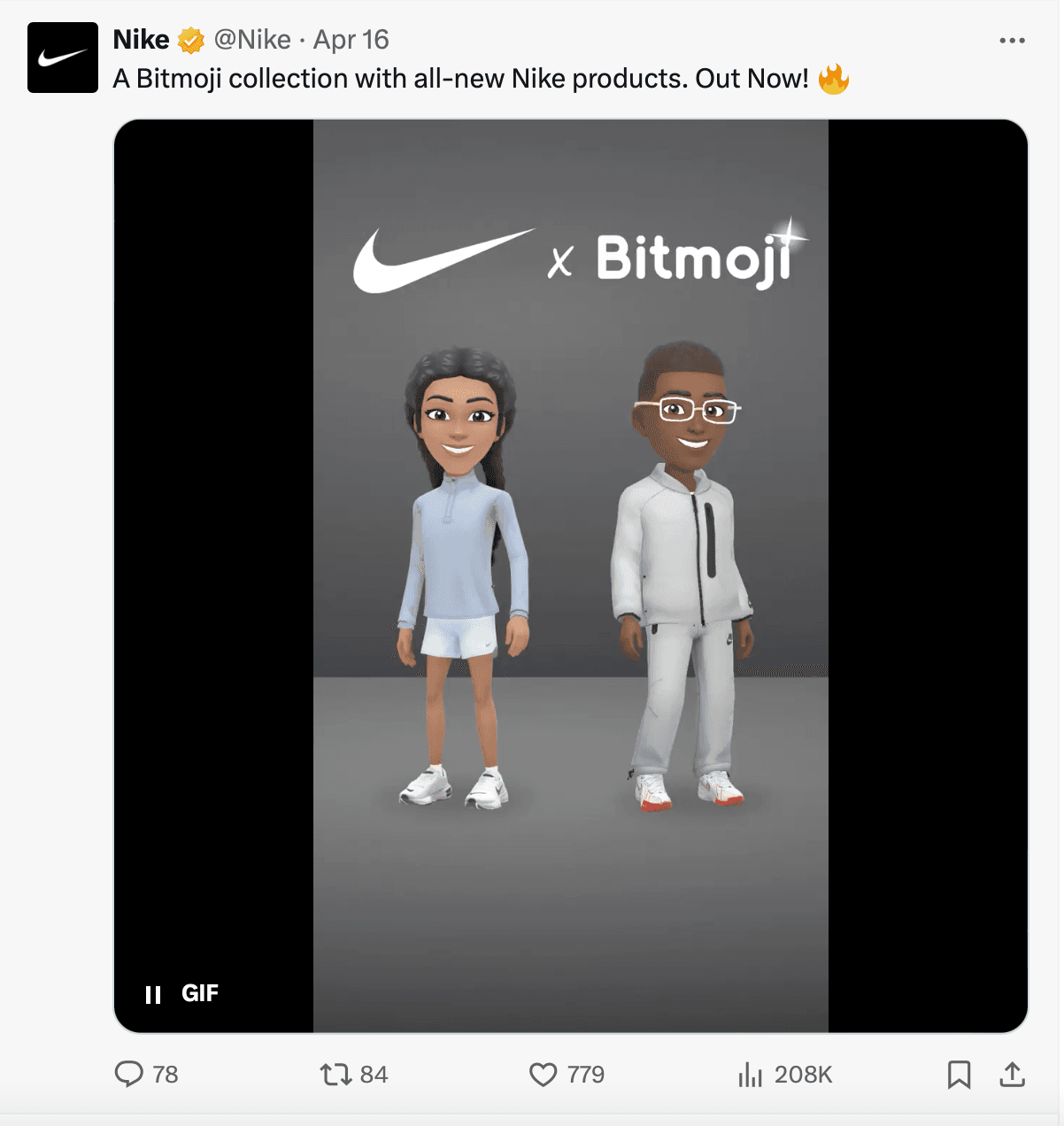 Nike engaging trends to get more followers on Tweeter
