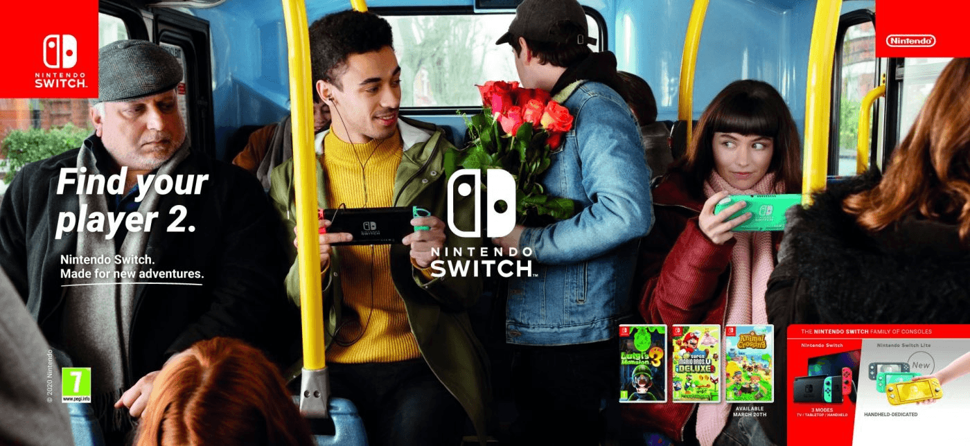 Nintendo Switch Multi Social Media Platform Marketing Campaign