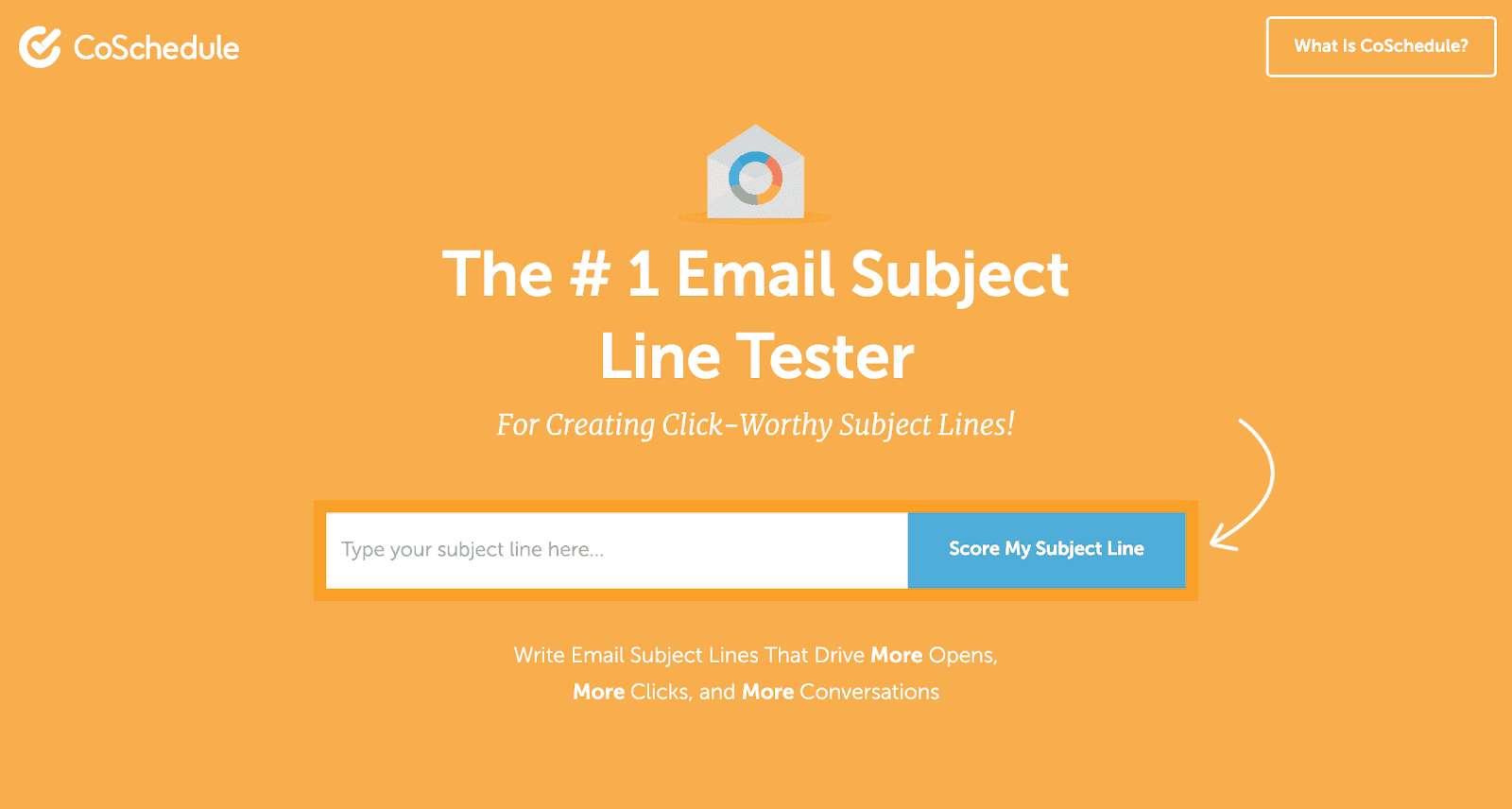 CoSchedule email subject line tester