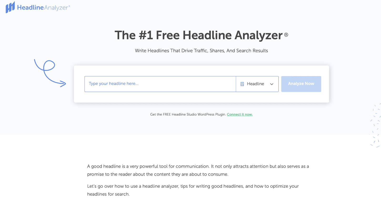 Headline the number one free headline analyzer