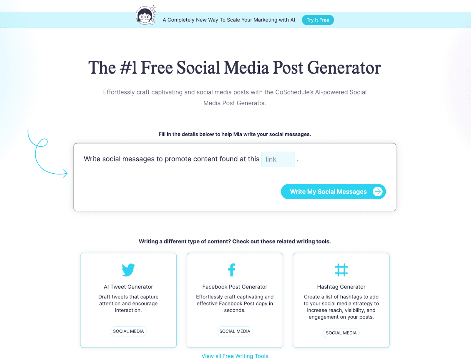 The #1 Free Social Media Post Generator to improve your social media content