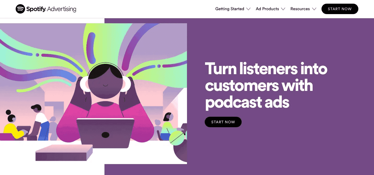 Spotify advertising podcasts