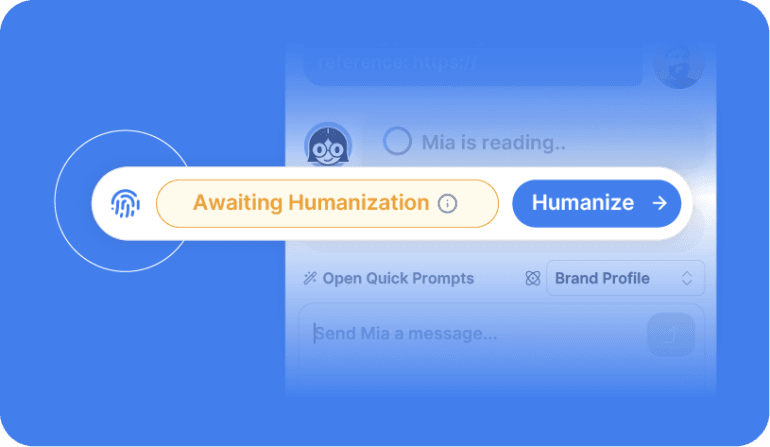 AI Humanize Button