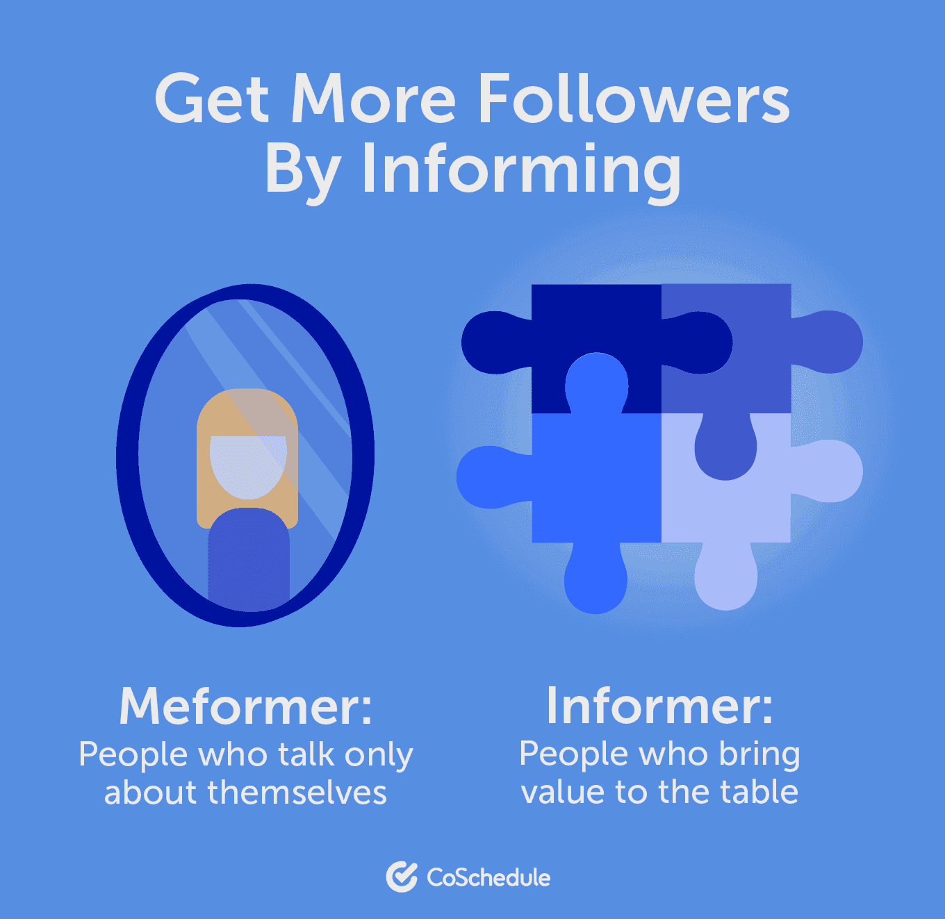 Get more followers by informing CoSchedule graphic