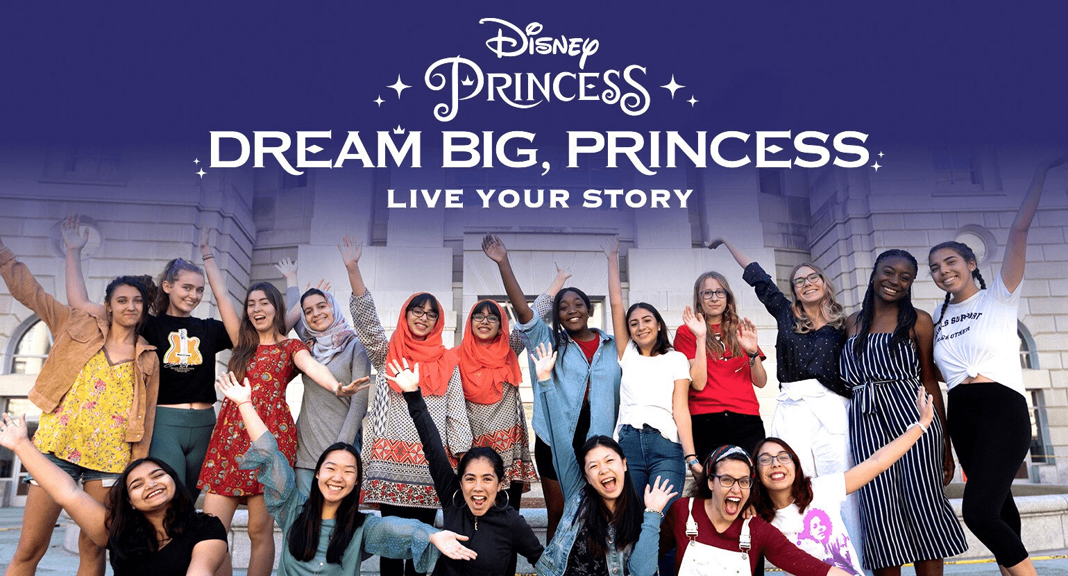 Disney: #DreamBigPrincess social media campaign cover