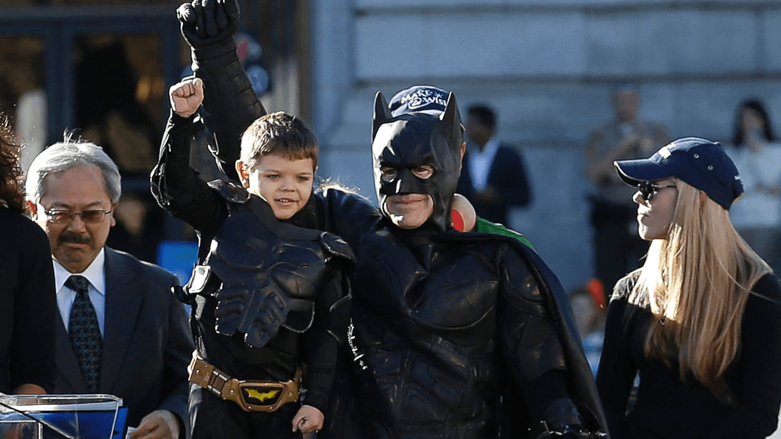 Make-A-Wish: BatKid Social Media Campaign, 5-year-old leukemia patient Miles' wish to be Batman