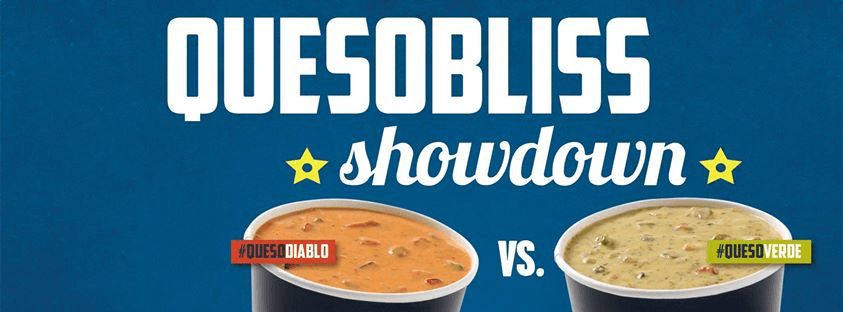 Qdoba's social media compaign, battle of the 2 dishes – Mexican Grill Restaurant’s Queso Showdown