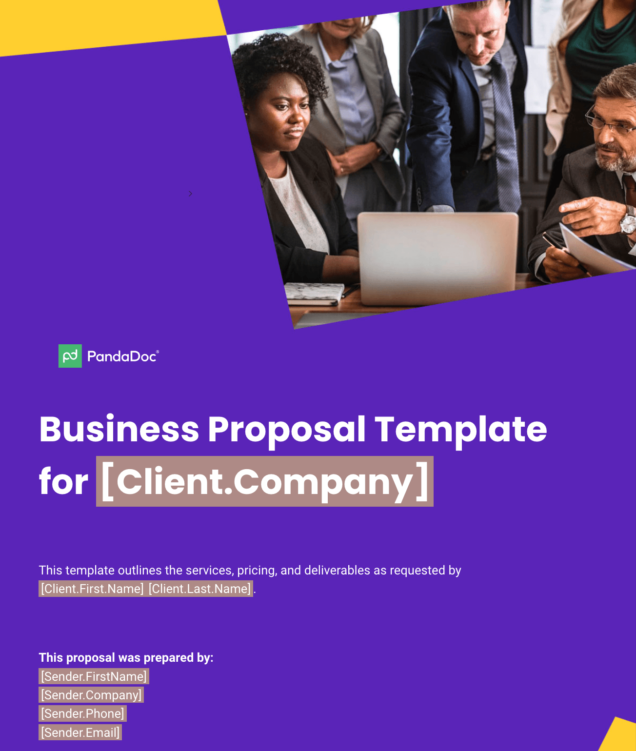 PandaDoc’s business proposal template