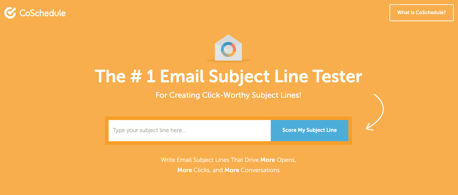 The #1 Email Subject Line Tester from CoSchedule