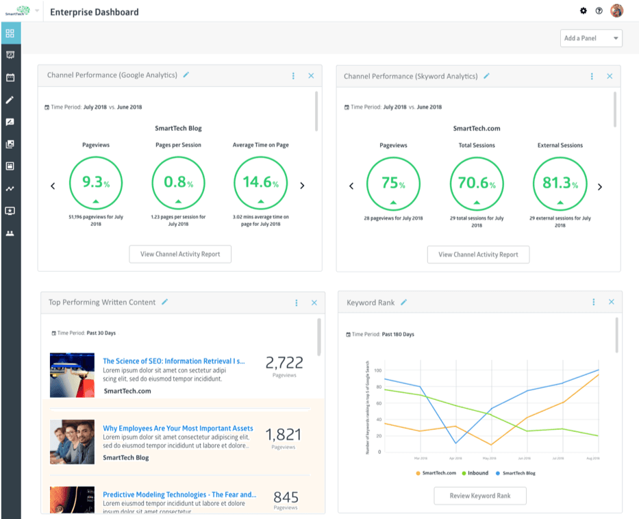 Content Marketing Platform - Skyword: quality content at scale, with access to a global community of creatives. 