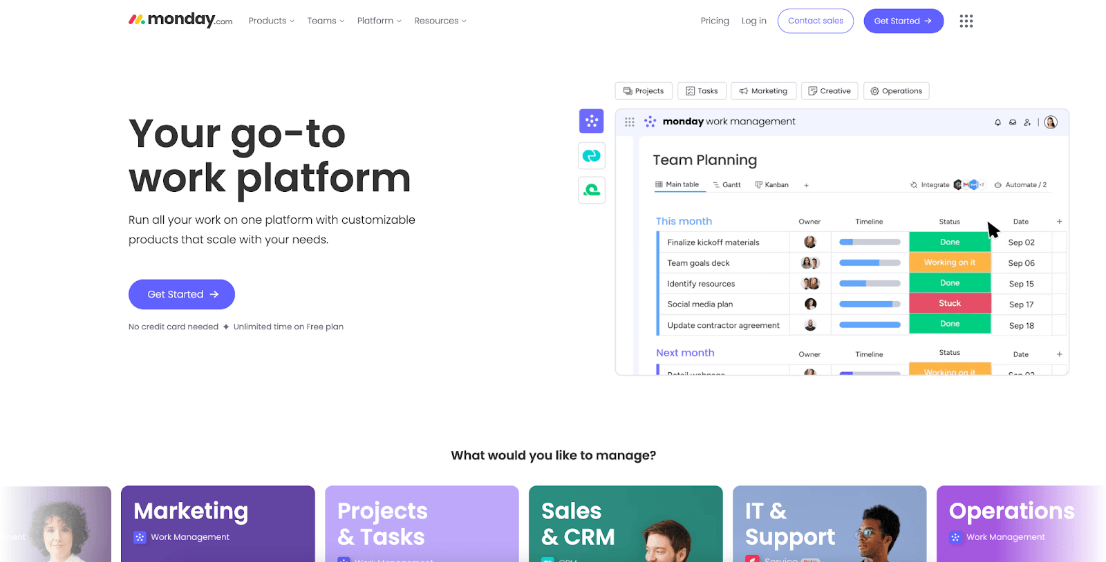 Team Collaboration Tool: Monday.com, project management platform