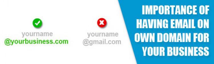 Importance of having email on own domain for your business