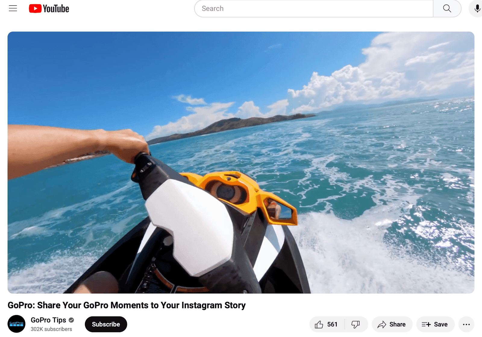 GoPro Share Your Moments YouTube video