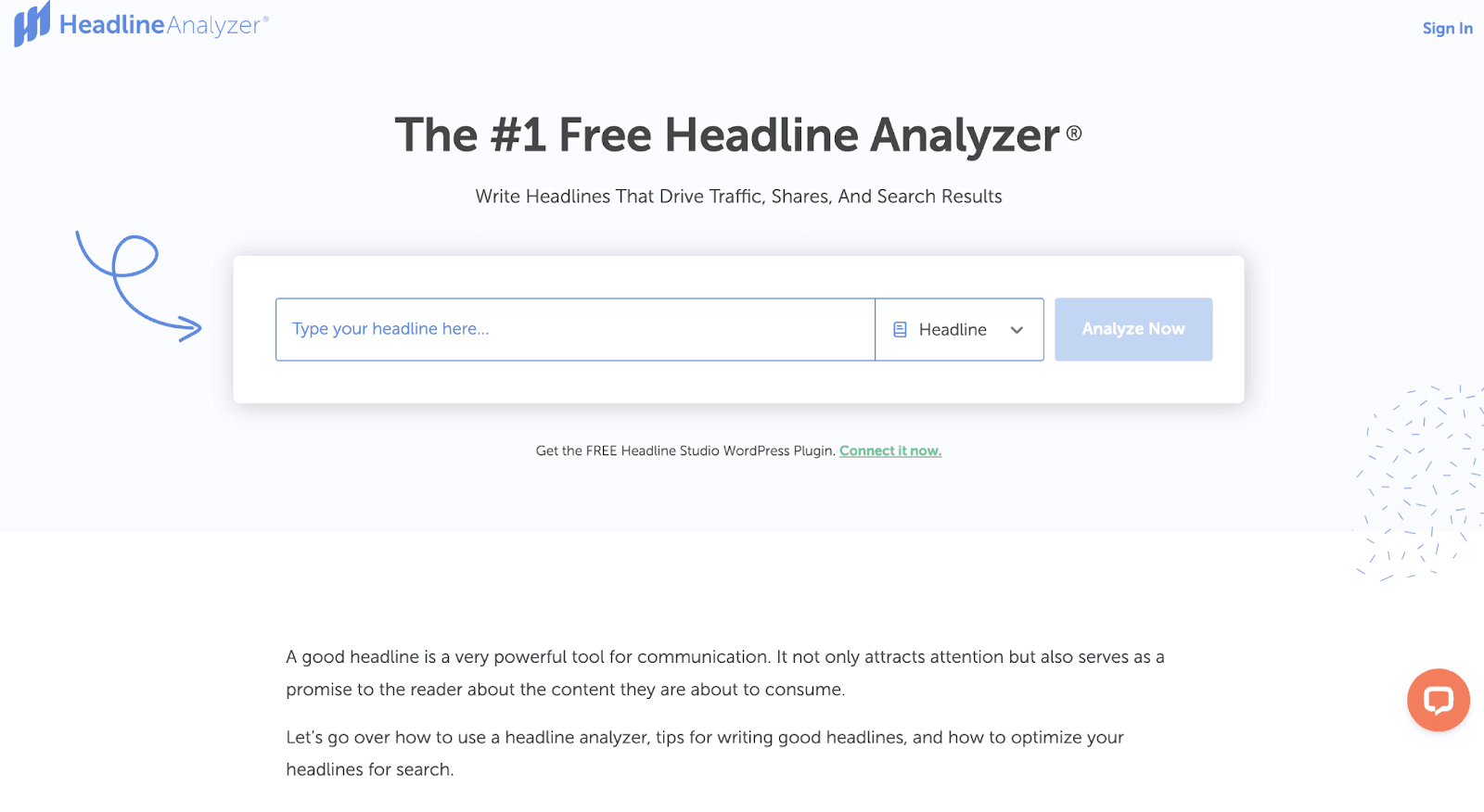 The #1 Free Headline Analyzer from CoSchedule 