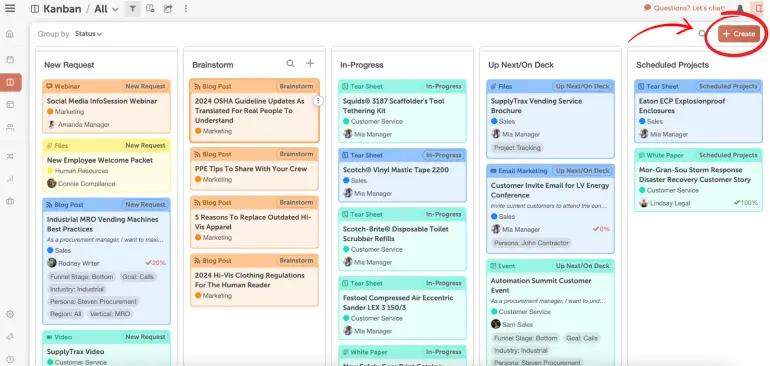 Create Projects In Kanban Board