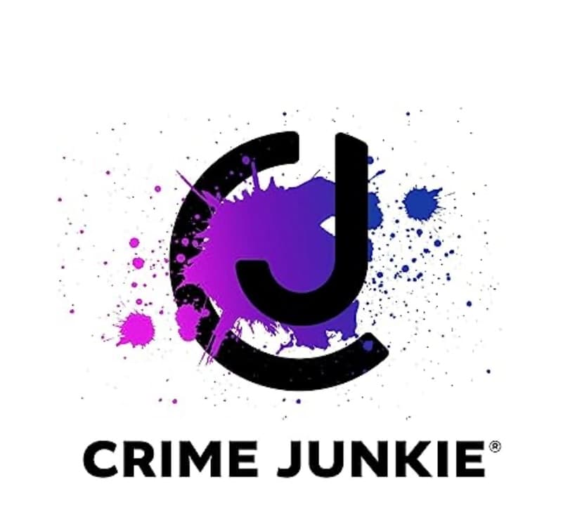 "Crime Junkie" podcast name and a cover