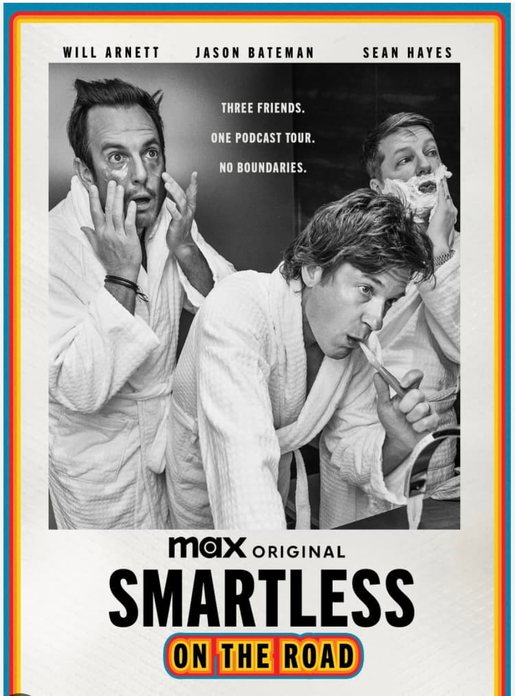 "SmartLess" podcast name and a cover