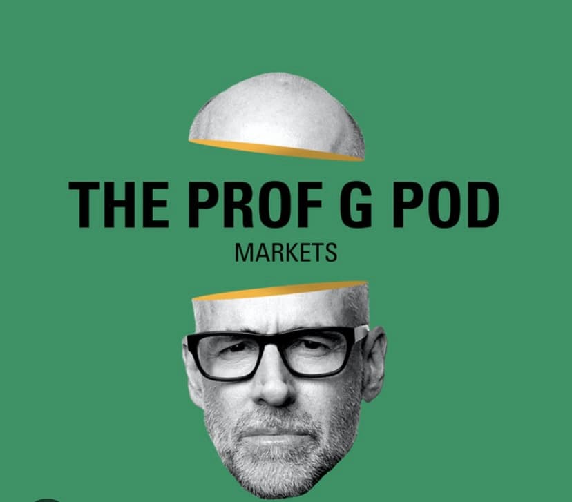 "Prof. G Markets" podcast name and a cover