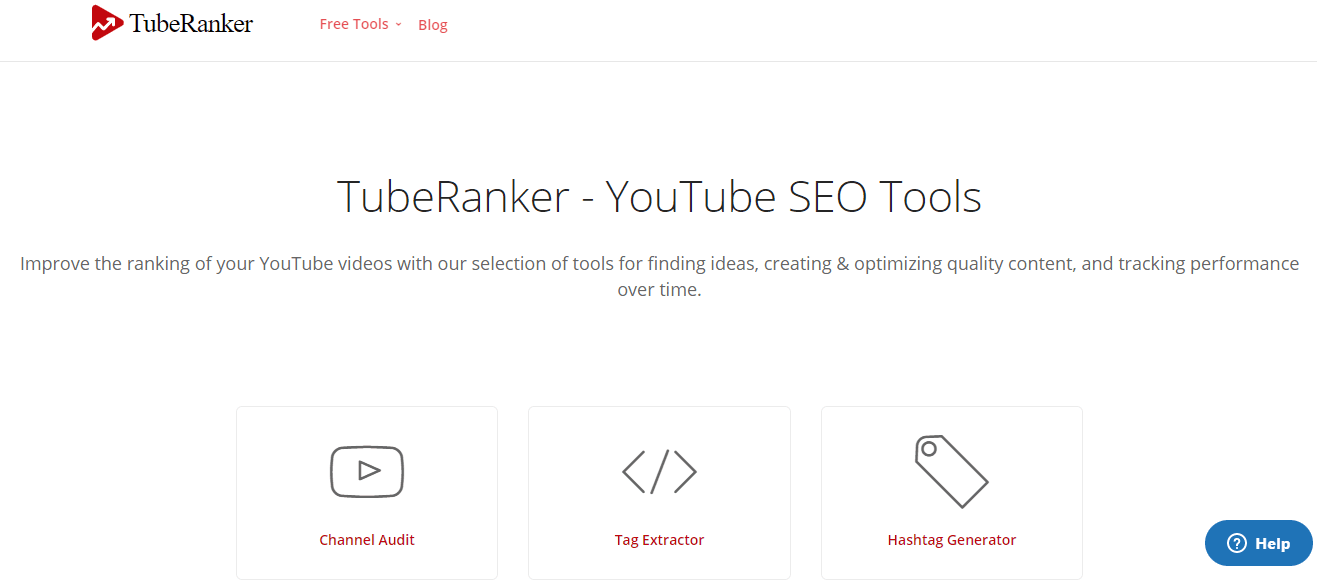 YouTube SEO Tools: TubeRanker