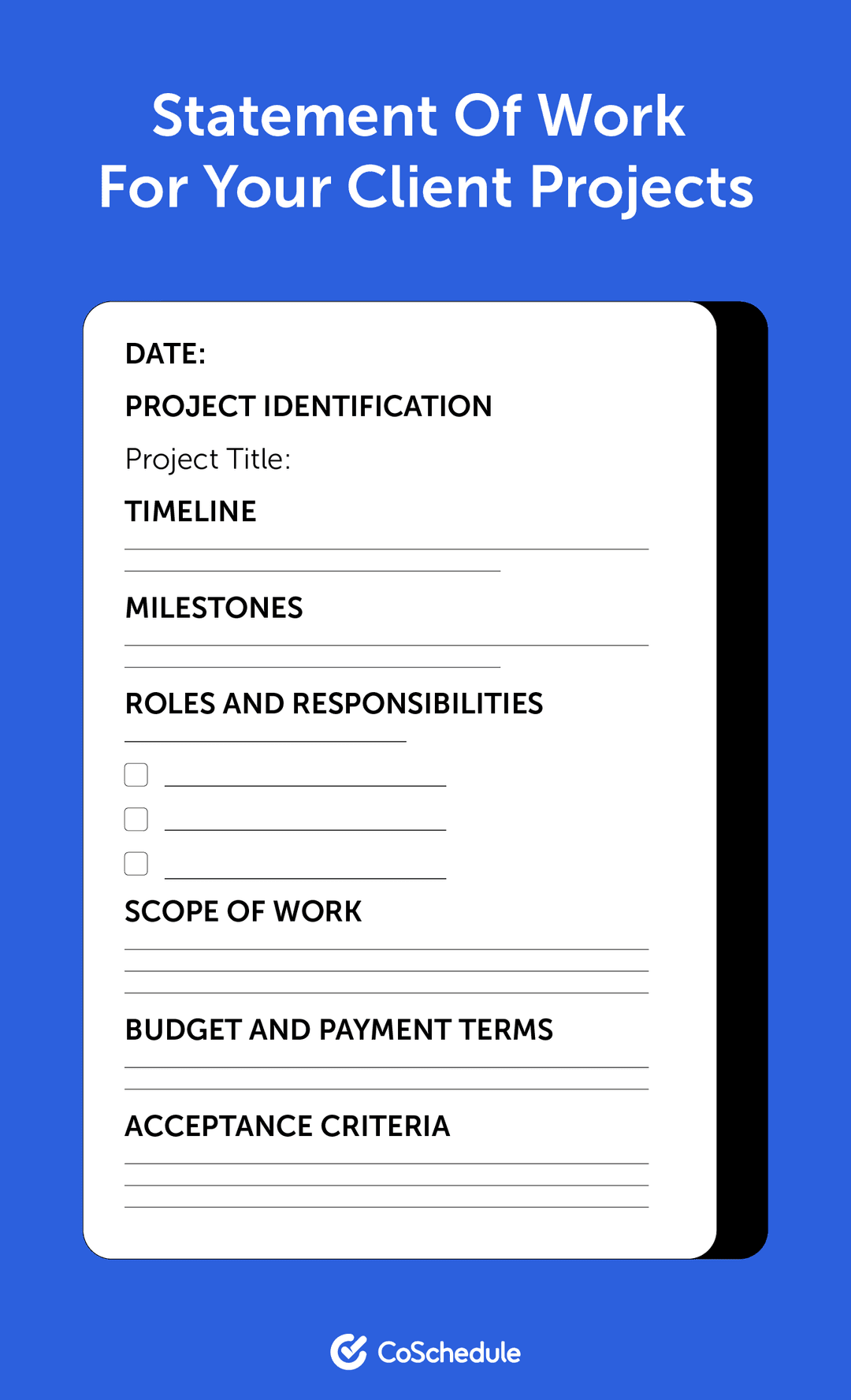 Statement Of Work Template: A Guide For Agencies