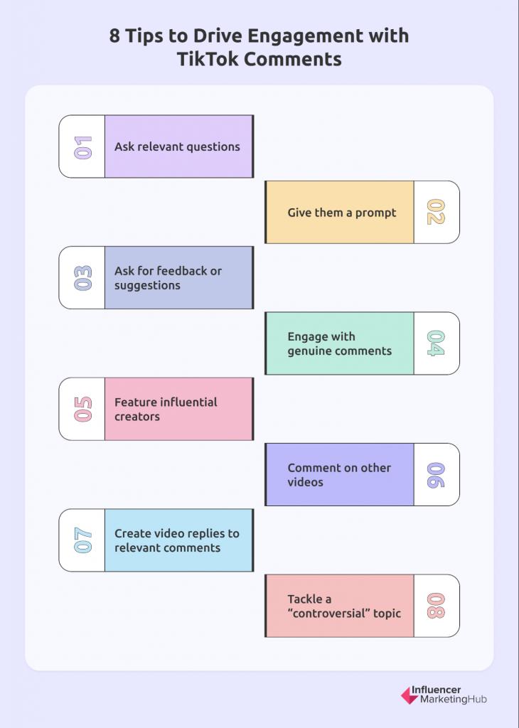 8 tips to drive engagement with TikTok comments from Influencer Marketing Hub