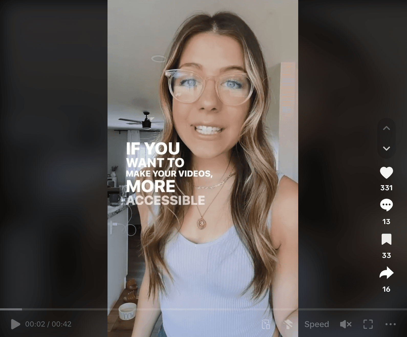 TikTok Caption Ideas: Improving Accessibility