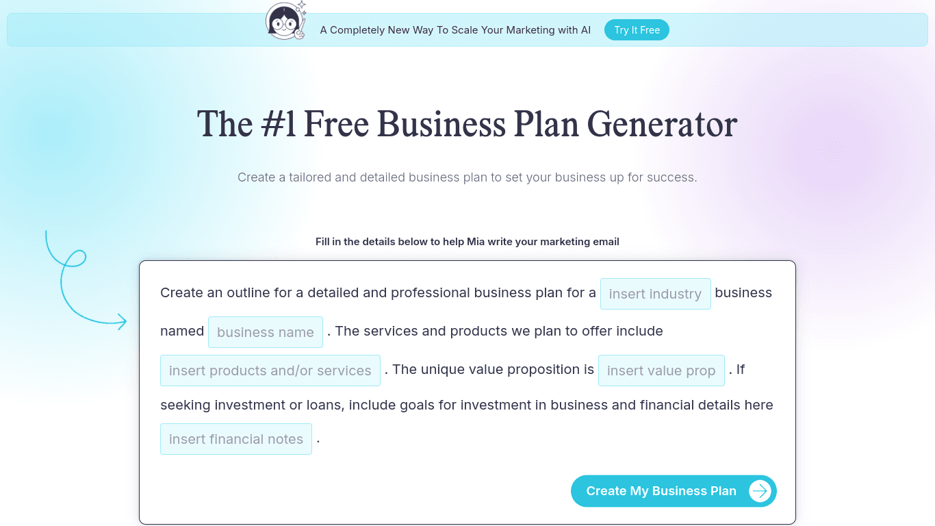 The #1 Free Business Plan Generator 