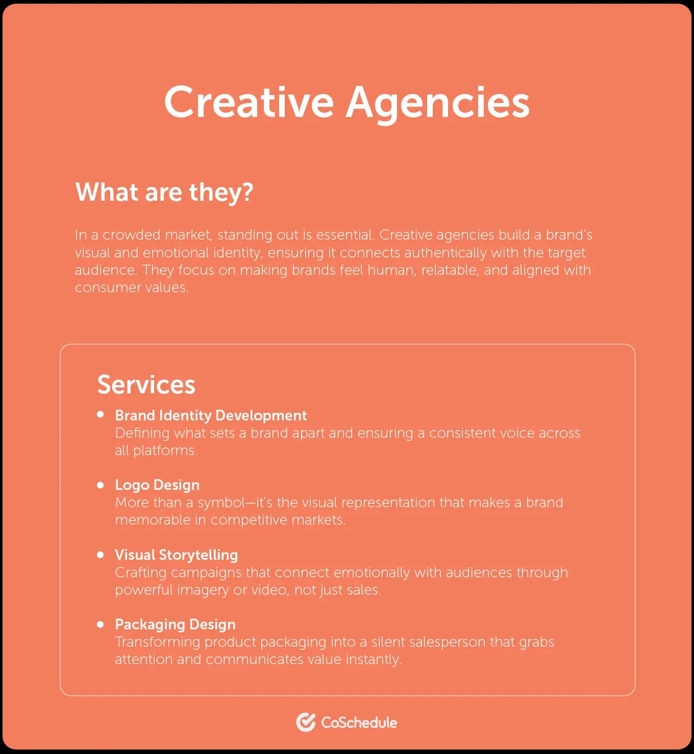 CoSchedule creative agencies graphic