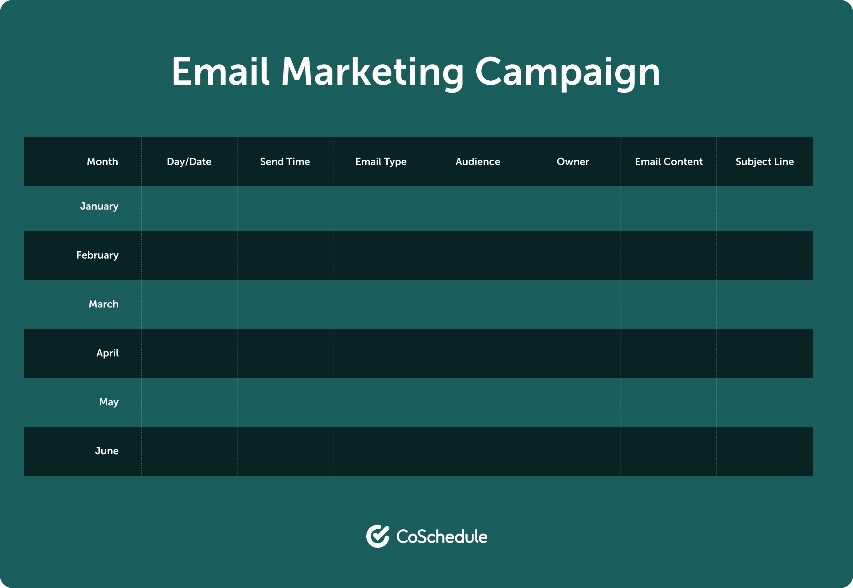 Email marketing campaign template