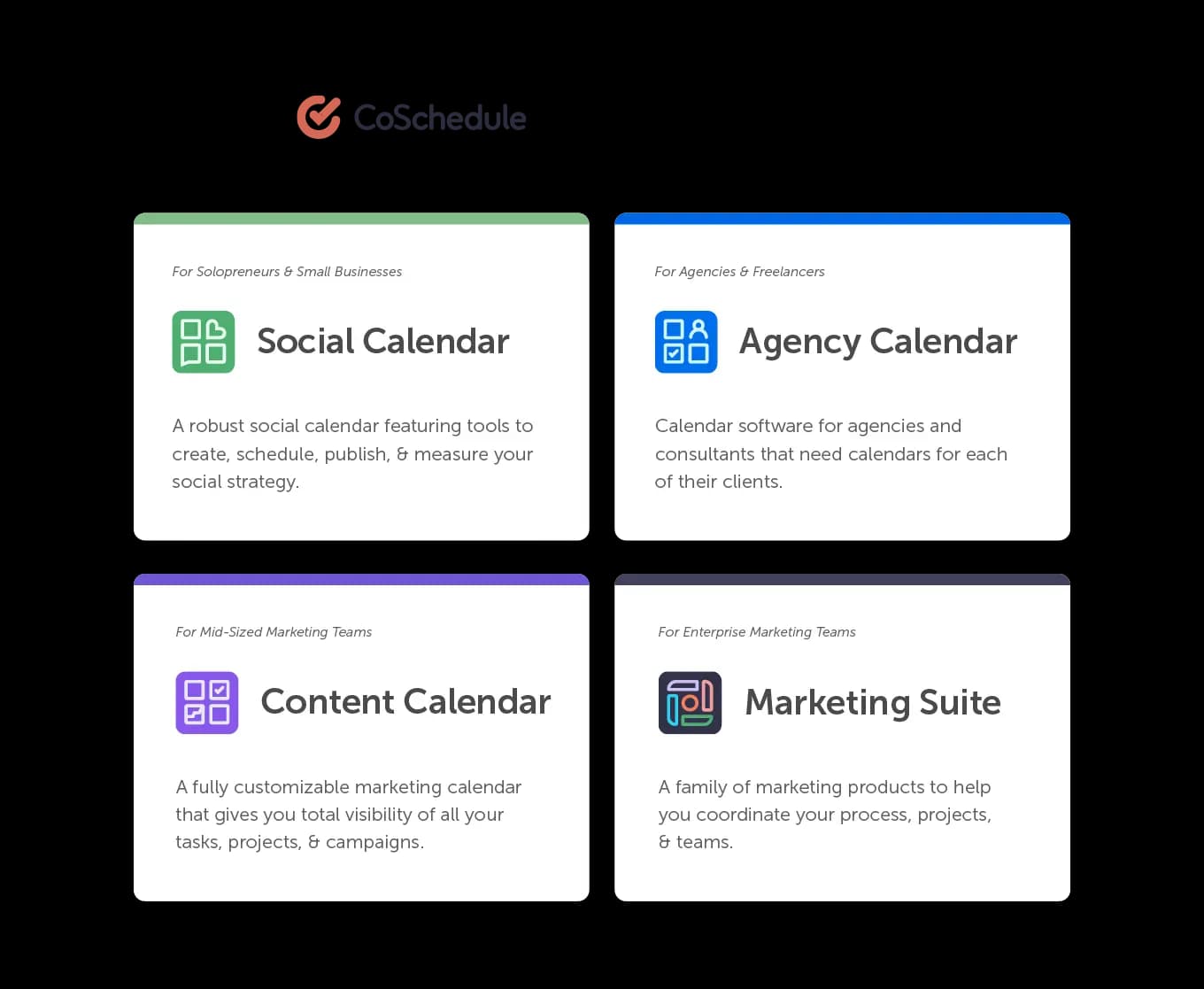 CoSchedule product plans.
