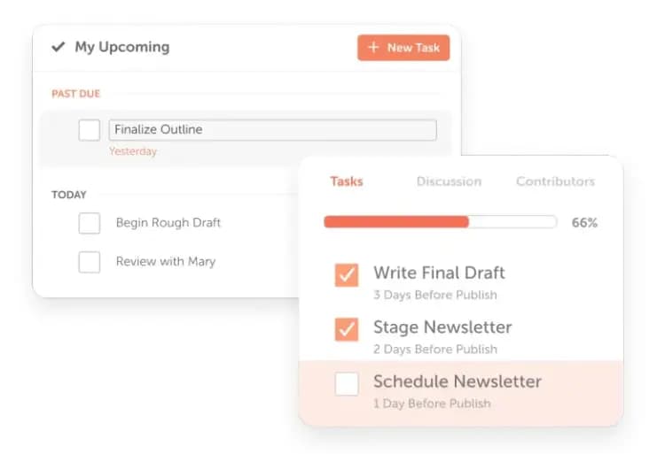 Shared Timelines in CoSchedule Calendar