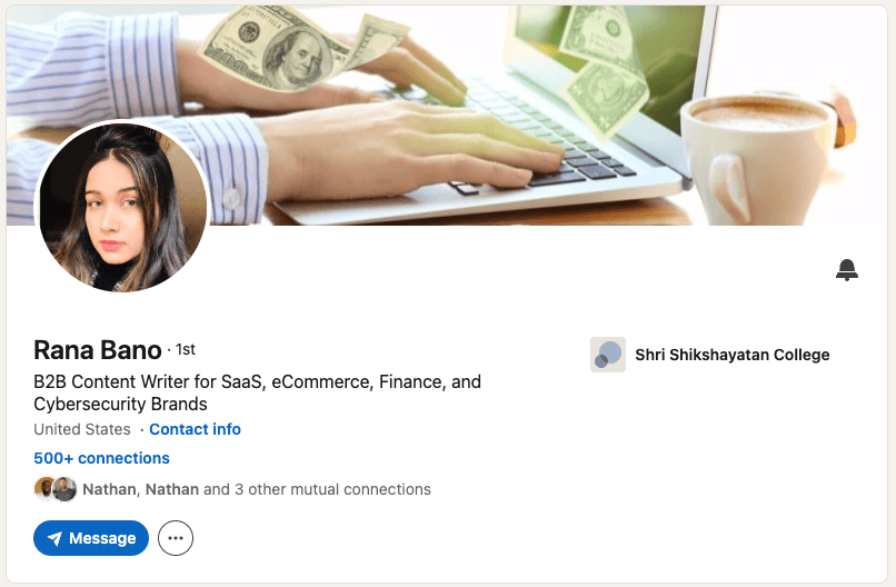 Rano Bano LinkedIn Profile