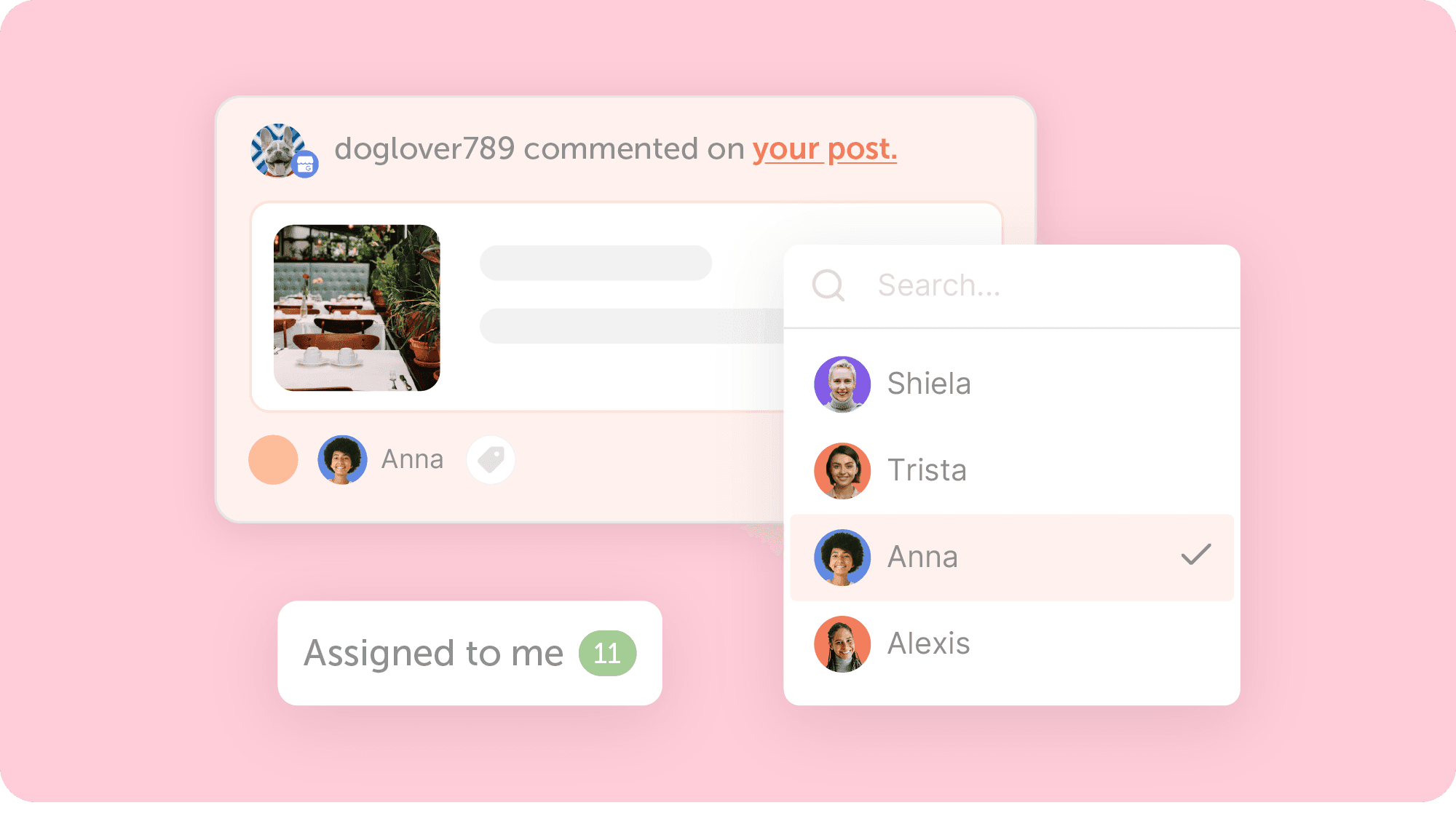 Assigned Replies