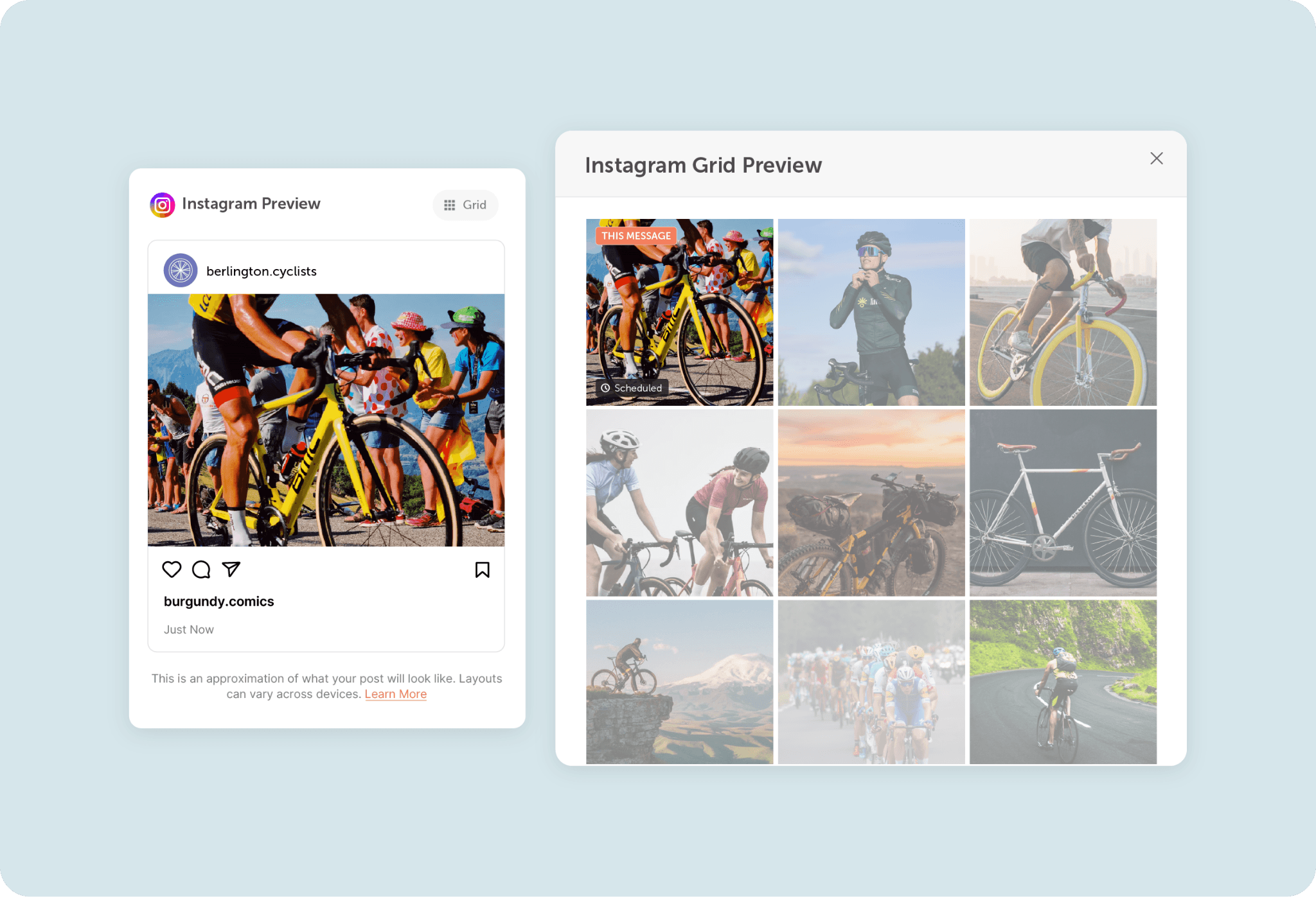 Instagram Grid Preview