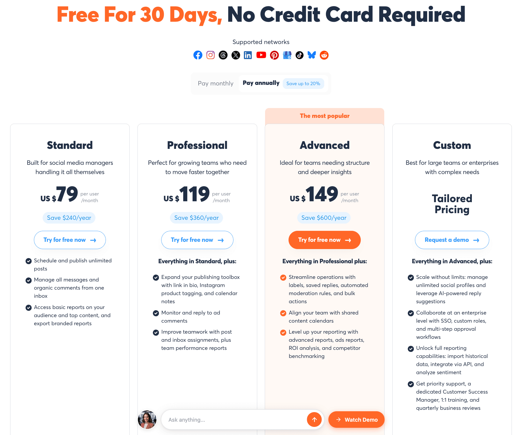 Agorapulse Pricing