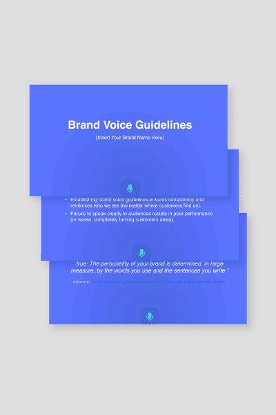 Brand Voice Guidelines Template