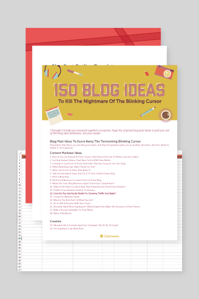 Blog Post Ideas Bundle