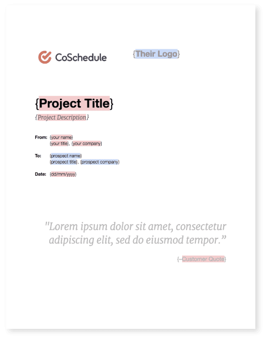 One Page Proposal Template from media.coschedule.com