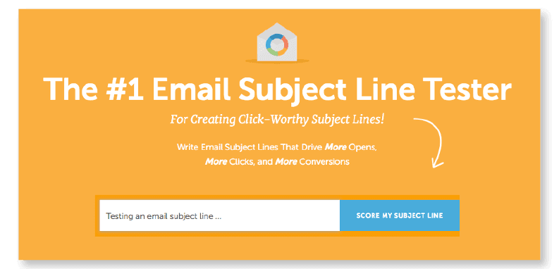 Call to action for CoSchedule's Email Subject Line Tester