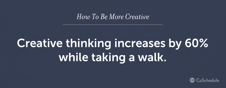 how to be creative