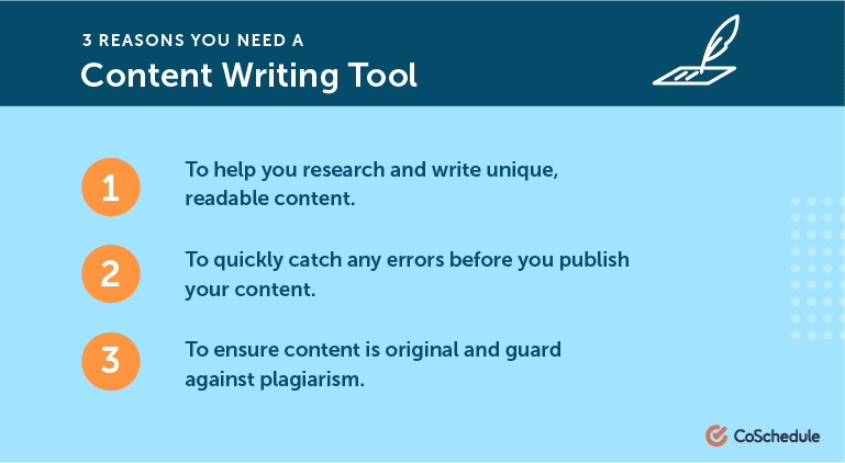 3 Gründe, warum Sie ein Tool zum Schreiben von Inhalten brauchen