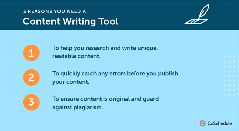 3 Reasons You Need A Content Writing Tool