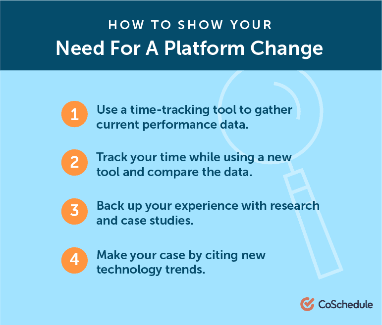 How to Show Your Need For A Platform Change