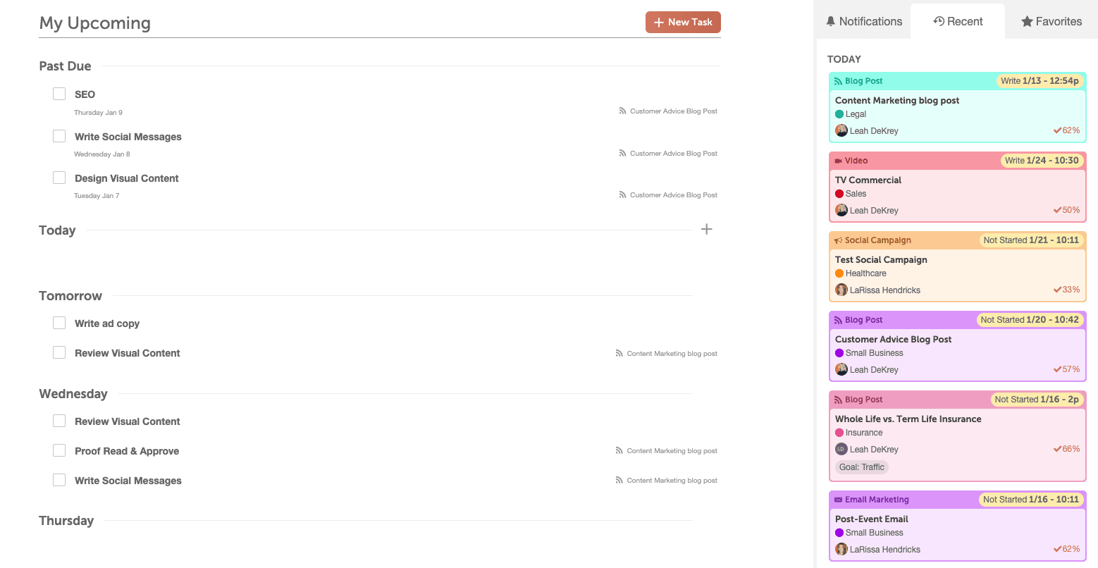 The Home Dashboard