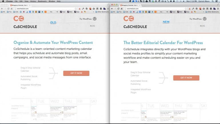 Drag & Drop Editorial Calendar