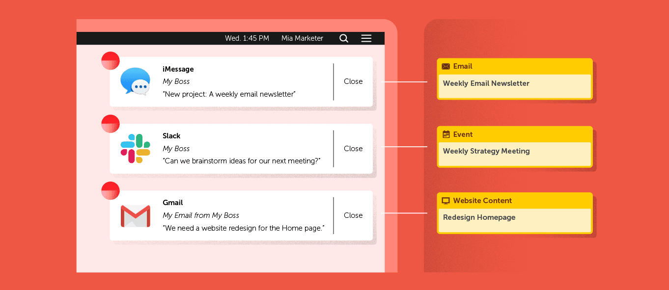 Put everything in CoSchedule